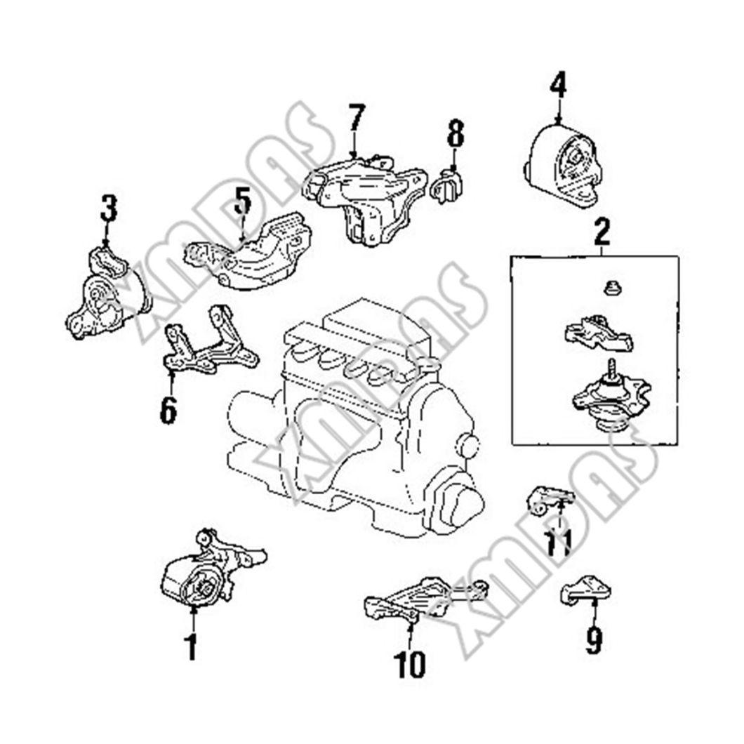 Professional Manufacturer Car Parts Transmission Mount for Honda (50840-S5A-010)